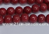 CMJ318 15.5 inches 8mm round Mashan jade beads wholesale