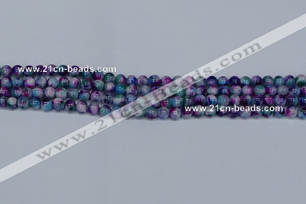 CMJ408 15.5 inches 6mm round rainbow jade beads wholesale