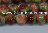 CMJ424 15.5 inches 10mm round rainbow jade beads wholesale