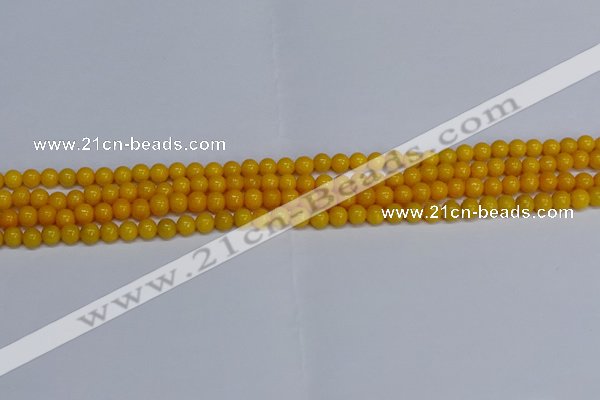 CMJ43 15.5 inches 4mm round Mashan jade beads wholesale