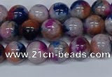 CMJ430 15.5 inches 8mm round rainbow jade beads wholesale