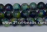 CMJ465 15.5 inches 8mm round rainbow jade beads wholesale