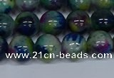 CMJ467 15.5 inches 12mm round rainbow jade beads wholesale