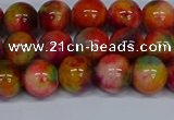 CMJ473 15.5 inches 10mm round rainbow jade beads wholesale