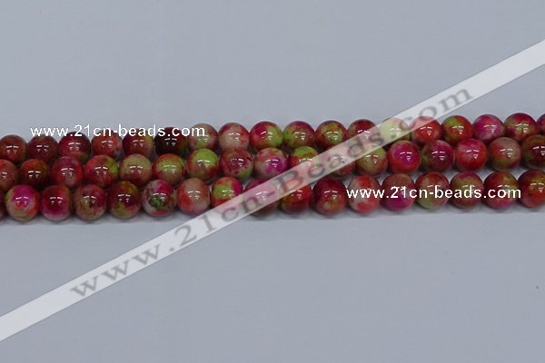 CMJ481 15.5 inches 12mm round rainbow jade beads wholesale