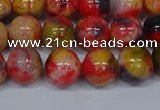 CMJ487 15.5 inches 10mm round rainbow jade beads wholesale