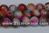 CMJ493 15.5 inches 8mm round rainbow jade beads wholesale
