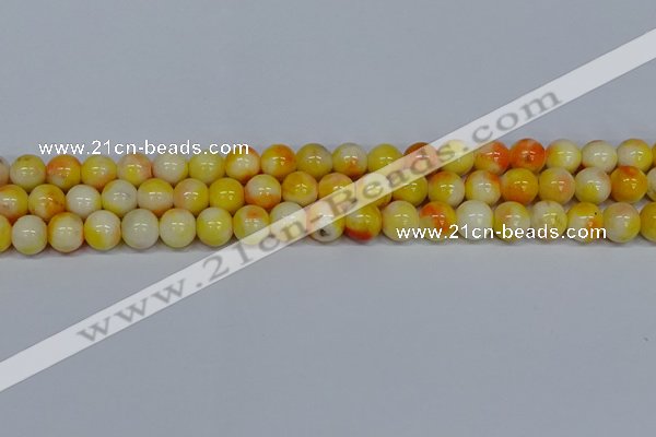 CMJ508 15.5 inches 10mm round rainbow jade beads wholesale