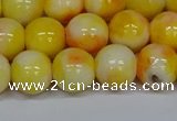 CMJ509 15.5 inches 12mm round rainbow jade beads wholesale