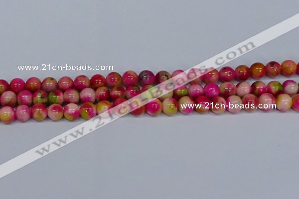 CMJ515 15.5 inches 10mm round rainbow jade beads wholesale