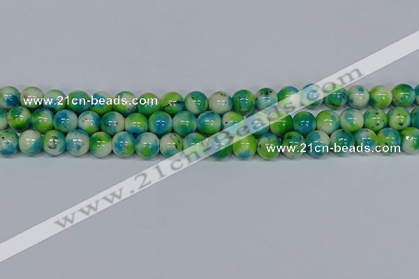 CMJ523 15.5 inches 12mm round rainbow jade beads wholesale