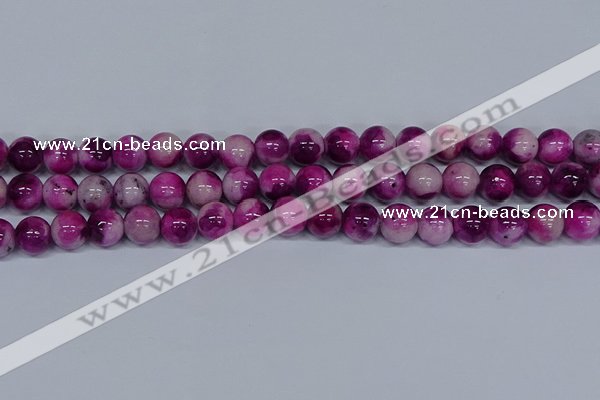 CMJ530 15.5 inches 12mm round rainbow jade beads wholesale