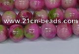 CMJ550 15.5 inches 10mm round rainbow jade beads wholesale