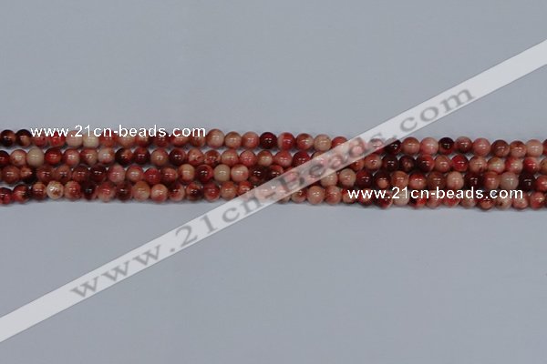 CMJ554 15.5 inches 4mm round rainbow jade beads wholesale