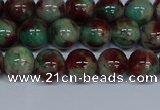 CMJ570 15.5 inches 8mm round rainbow jade beads wholesale