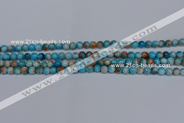 CMJ576 15.5 inches 6mm round rainbow jade beads wholesale