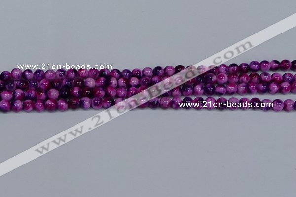 CMJ583 15.5 inches 6mm round rainbow jade beads wholesale