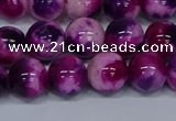 CMJ585 15.5 inches 10mm round rainbow jade beads wholesale