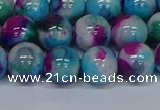 CMJ614 15.5 inches 12mm round rainbow jade beads wholesale