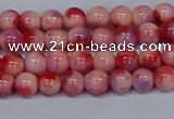 CMJ618 15.5 inches 6mm round rainbow jade beads wholesale