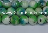 CMJ627 15.5 inches 10mm round rainbow jade beads wholesale