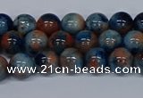 CMJ633 15.5 inches 8mm round rainbow jade beads wholesale