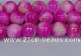 CMJ640 15.5 inches 8mm round rainbow jade beads wholesale