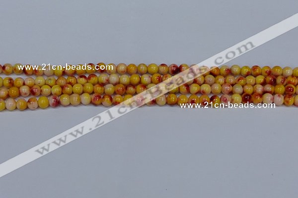 CMJ646 15.5 inches 6mm round rainbow jade beads wholesale