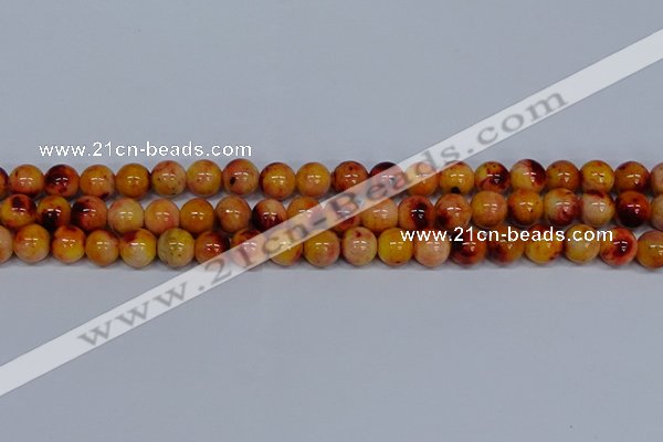 CMJ648 15.5 inches 10mm round rainbow jade beads wholesale
