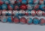 CMJ660 15.5 inches 6mm round rainbow jade beads wholesale