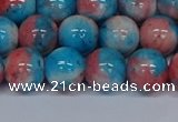 CMJ663 15.5 inches 12mm round rainbow jade beads wholesale