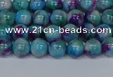 CMJ688 15.5 inches 6mm round rainbow jade beads wholesale