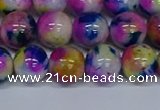 CMJ712 15.5 inches 12mm round rainbow jade beads wholesale