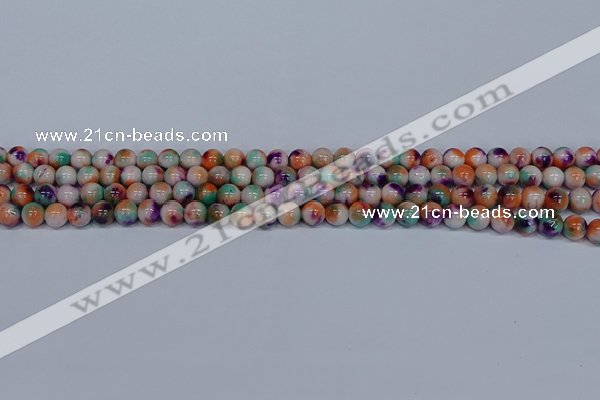 CMJ723 15.5 inches 6mm round rainbow jade beads wholesale