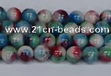 CMJ730 15.5 inches 6mm round rainbow jade beads wholesale