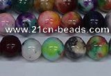 CMJ753 15.5 inches 10mm round rainbow jade beads wholesale