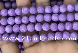 CMJ818 15.5 inches 10mm round matte Mashan jade beads wholesale