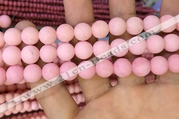 CMJ823 15.5 inches 10mm round matte Mashan jade beads wholesale