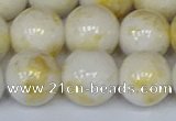 CMJ904 15.5 inches 12mm round Mashan jade beads wholesale