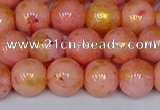 CMJ911 15.5 inches 6mm round Mashan jade beads wholesale