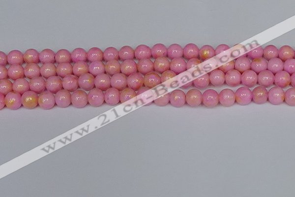 CMJ916 15.5 inches 6mm round Mashan jade beads wholesale