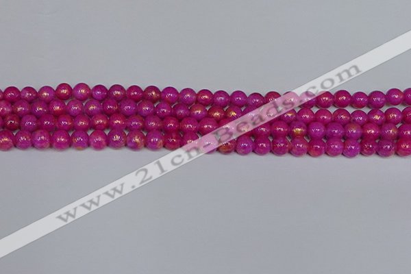 CMJ925 15.5 inches 4mm round Mashan jade beads wholesale
