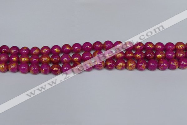 CMJ926 15.5 inches 6mm round Mashan jade beads wholesale