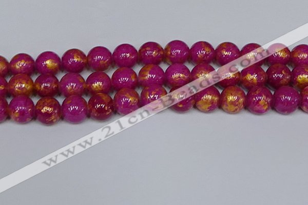 CMJ929 15.5 inches 12mm round Mashan jade beads wholesale