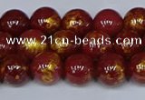 CMJ946 15.5 inches 6mm round Mashan jade beads wholesale