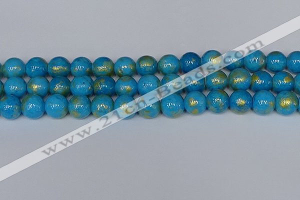 CMJ953 15.5 inches 10mm round Mashan jade beads wholesale