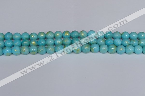 CMJ966 15.5 inches 6mm round Mashan jade beads wholesale