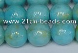 CMJ968 15.5 inches 10mm round Mashan jade beads wholesale