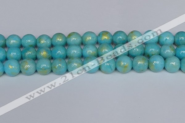 CMJ969 15.5 inches 12mm round Mashan jade beads wholesale