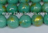 CMJ973 15.5 inches 10mm round Mashan jade beads wholesale